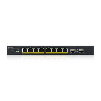 Zyxel Switch Managed 8 Porte Gigabit Poe 70W, 2Xsfp, Design Senza Ventole, Desktop