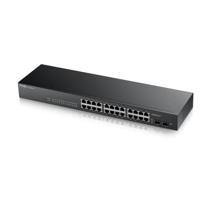 Zyxel Switch Managed 24 Porte Gigabit + 2 Porte Sfp Gigabit, Supporto Ipv6, Vlan, Design Senza Vento