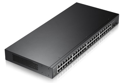Zyxel Switch Managed 48 Porte Gigabit, 2Xsfp, Ssenza Ventole, Desktop/Rack