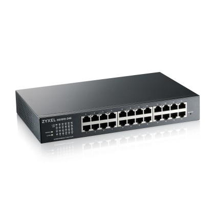 Zyxel Switch Managed 24 Porte Gigabit, Design Senza Ventole, Desktop, Nebulaflex