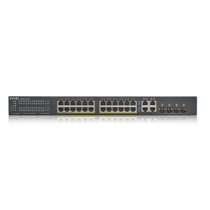 Switcch 24P Gigabit Poe +4P Dual Gi Ga Nebula Flex Ipv6 Rack 19