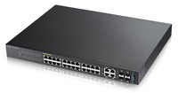 ZYXEL GS2210-24HP 24-port Gigabit L2 managed PoE+ switch 375Watt