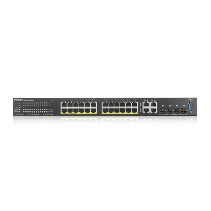 Zyxel Switch Managed Layer 3 Lite, 24X Gb Poe 375W, 4 Sfp, Desktop/Rack, Nflex