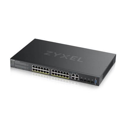 Zyxel Switch Managed Layer 3 Lite, 24X Gb Poe 375W, 4 Sfp, Desktop/Rack, Nflex