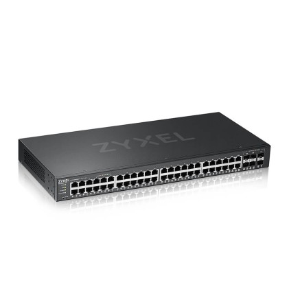 Zyxel Switch Managed Layer 3 Lite, 44X Gb, 6 Sfp, Fanless Desktop/Rack, Nflex