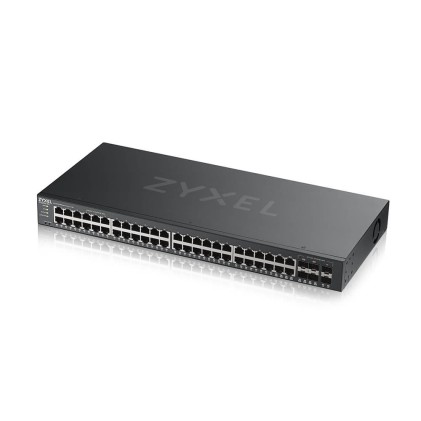 Zyxel Switch Managed Layer 3 Lite, 44X Gb, 6 Sfp, Fanless Desktop/Rack, Nflex