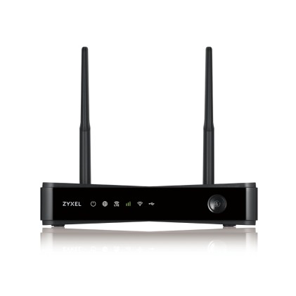 Zyxel Lte Router Wifi, Slot Sim 4G/Lte, Dl A 300Mb, 4X Lan Gb, Wifi Ac 1200Mb