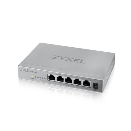 Zyxel Switch Unmanaged, 5 Porte Multigigabit 2.5Gb, Chassis Metallo, Desktop