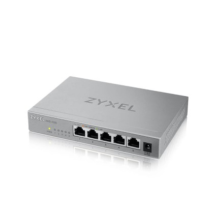 Zyxel Switch Unmanaged, 5 Porte Multigigabit 2.5Gb, Chassis Metallo, Desktop