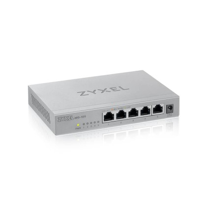 Zyxel Switch Unmanaged, 5 Porte Multigigabit 2.5Gb, Chassis Metallo, Desktop