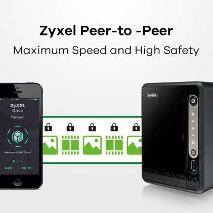 ZYXEL NAS326 2-Bay Single Core Dual Thread Cloud Storage Device