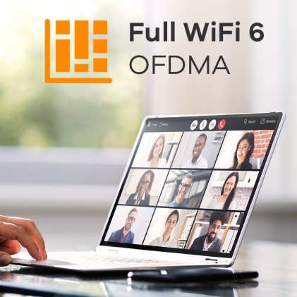 Zyxel Access Point Wireless Nebulaflex Dual Radio 2X2 802,11A/B/G/N/Ac/Ax 1775Mbps, Lan Gigabit Poe,