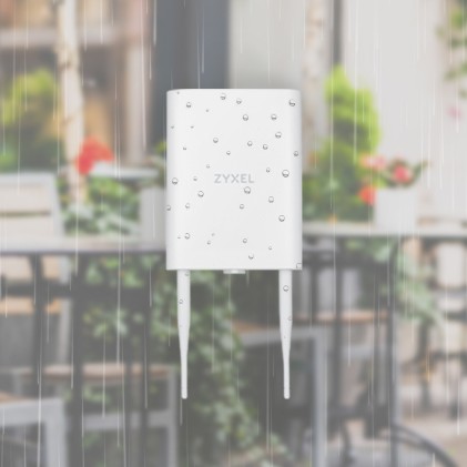 Zyxel Access Point Wireless Nebulaflex Dual Radio 2X2 802,11A/B/G/N/Ac/Ax 1775Mbps, Outdoor Ip55, La
