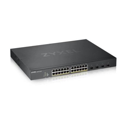 ZYXEL XGS1930-28HP 28 Port Smart Managed PoE Switch 24x Gigabit PoE and 4x 10G SFP+ hybird mode standalone or NebulaFlex Cloud 375W