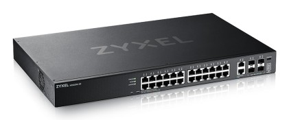 Zyxel Switch Managed Layer 3 Lite, 24X Gb, 2X 10G, 4 Sfp+, Rack, Nflex