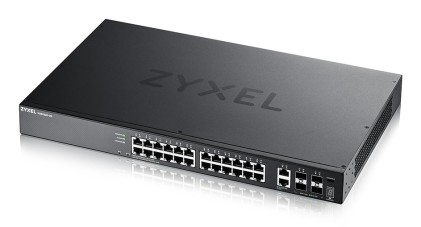 Zyxel Switch Managed Layer 3 Lite, 24X Gb, 2X 10G, 4 Sfp+, Rack, Nflex