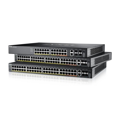 Zyxel Switch Managed Layer 3 Lite, 24X Gbpoe , 2X 10Gpoe 400W, 4 Sfp+, Rack, Nflex