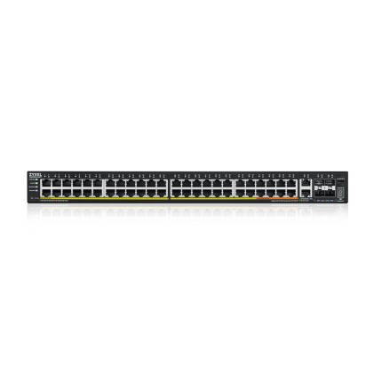 Zyxel Switch Managed Layer 3 Lite, 48X Gbpoe , 2X 10Gpoe 960W, 4 Sfp+, Rack, Nflex