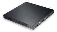 ZYXEL XGS3700-48HP Gigabit-Ethernet-Switch, managebar L2+, 48 Ports RJ45, 4x 10Gigabit SFP+ Ports, PoE Single PSU 460W Dual PSU 1000