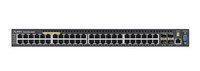 ZYXEL XGS3700-48HP Gigabit-Ethernet-Switch, managebar L2+, 48 Ports RJ45, 4x 10Gigabit SFP+ Ports, PoE Single PSU 460W Dual PSU 1000