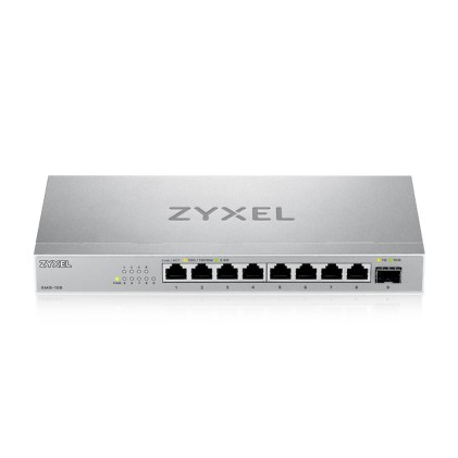 Zyxel Switch Xmg-108 Unmanaged, 8 Porte 2.5Gbe 1 Porta 10Gbe Sfp+, Desktop