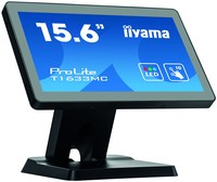 IIYAMA ProLite T1633MC-B1 15.6inch 39.6cm WIDE LCD 10-Points Touch Screen TN panel Flat Bezelfree Glass Front HDMI/DP/USB black