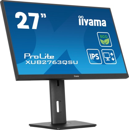 iiyama ProLite XUB2763QSU-B1 Monitor PC 68,6 cm (27") 2560 x 1440 Pixel Full HD LED Nero