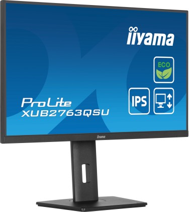 iiyama ProLite XUB2763QSU-B1 Monitor PC 68,6 cm (27") 2560 x 1440 Pixel Full HD LED Nero
