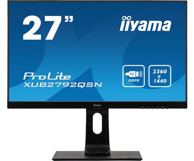IIYAMA PROLITE XUB2792QSN-B1 27inch IPS LED WQHD 16:9 75Hz 1000:1 350cd/m2 4ms HDMI DP