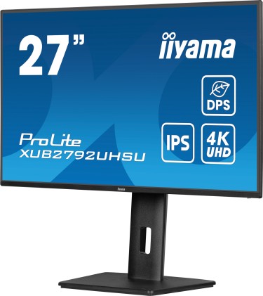 iiyama ProLite XUB2792UHSU-B6 Monitor PC 68,6 cm (27") 3840 x 2160 Pixel 4K Ultra HD LED Nero
