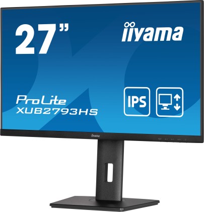 iiyama ProLite XUB2793HS-B7 Monitor PC 68,6 cm (27") 1920 x 1080 Pixel Full HD LED Nero