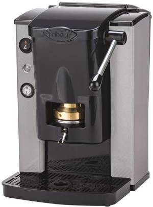 Faber MiniSlot Plast Macchina da Caff&egrave; Cialde 44mm Grigio/Nero