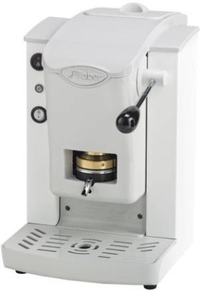Faber Slot Plast Macchina da Caff&egrave; Cialde 44mm Bianco/Grigio
