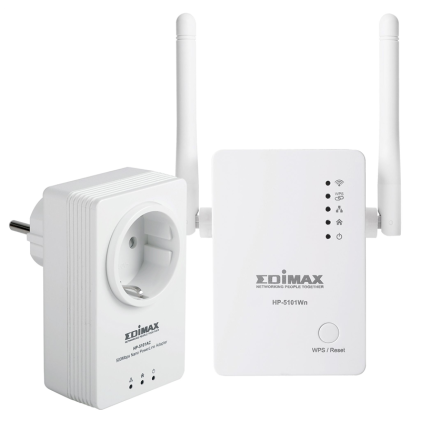Powerline Edimax HP-5101WnK Kit (500MBit/AC/Steckdose)