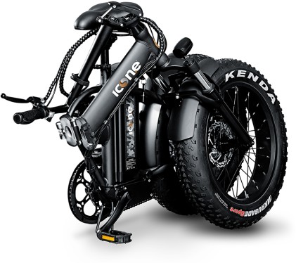 Icon.e Bici Elettrica Pieghevole Marines 250W Black