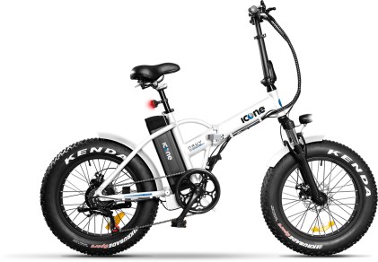 Icon.e Bici Elettrica Pieghevole Navy 250W White
