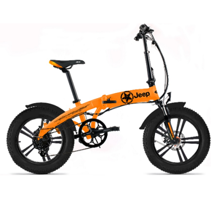 Jeep Bicicletta Elettrica Folding Fat E-Bike Velocita Velocita Max 25 Km/H Ruote 20 Motore 250W Ne