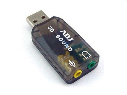 Scheda Audio Usb 2.0 Bk Per Windows 10/8/7/Vista/Xp.