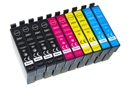 Compatibile Confezione 10 Cartucce Compatibili Epson 29Xl 4 Nere, 2 Gialle, 2 Magenta, 2 Ciano T2991/2992/2993/2994