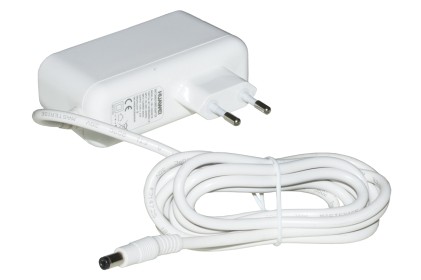 Alimentatore 12 Volt 2A Con Spina 5,5X2,1 Mm Bianco