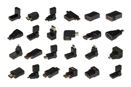 Kit 20 Adattatori Hdmi, Micro E Mini Hdmi Di Tipi Diversi Per Tutti Gli Usi