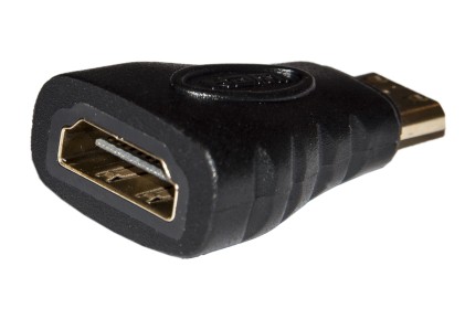 ADATTATORE HDMI "A" FEMMINA - MINI HDMI "C" MASCHIO