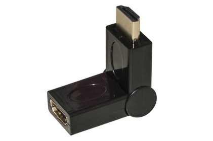 Adattatore Hdmi Maschio - Hdmi Femmina Connettore Inclinabile