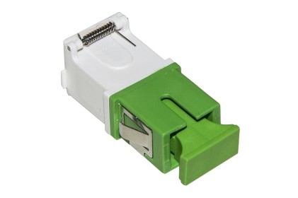 Adattatore Sc Apc Simplex Senza Flangia Con Shutter Door