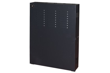 Armadio Rack 19" Da Muro Verticale 2U Misure Mm 650X730X115 Colore Nero Per Server Profondi Fino A 58 Cm