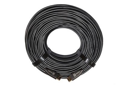 Cavo Video Aoc Fibra Ottica Collegamento Displayport 1.2 4K60Hz Ultra Hd Mt 100