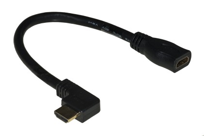 Adattatore Hdmi Maschio/Femmina Angolo 90&deg; Verso Destra Cm 15
