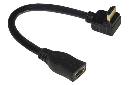 Adattatore Hdmi Maschio/Femmina Angolo 90&deg; Verso Il Basso Cm15