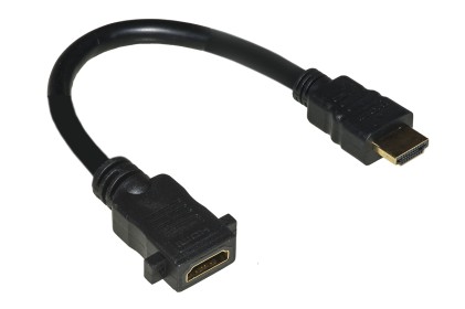Cavo Hdmi Maschio/Femmina Da Pannello Cm 15