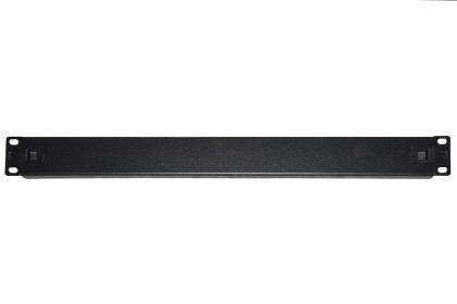 Pannello Cieco 1 Unita&#39; Per Armadi Rack 19&#34; Colore Nero Chiusura A Scatto